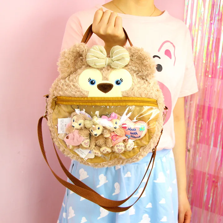 Милые большие медведи Duffy и shelliemay Плюшевые игрушки-рюкзаки itabags большие мягкие плечевые сумки, сумка в руку, Для женщин девочек школьная сумка для детей, подарки для детей