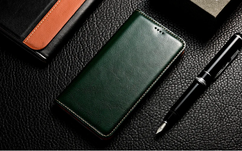 Чехол из натуральной кожи Crazy Horse для Xiaomi Redmi 3 3X3 S 4 4A 4X5 5A 6 6A 7 7A K20 Pro Prime Plus откидная крышка кожаные чехлы