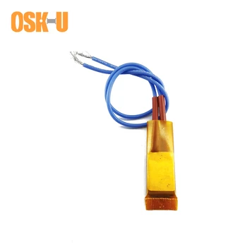 

2PCS Thermostatic Heating Element 220V 25x15x3.5mm 60/100/120/150C Insulating Film PTC Heater Element for Coffeemaker