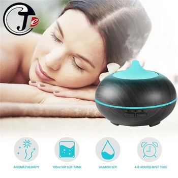 

Air Humidifier With 550ml Remote Control Ultrasonic Aroma With Colored Led Lights Aromatherapy Essential Oil Diffuser For Home