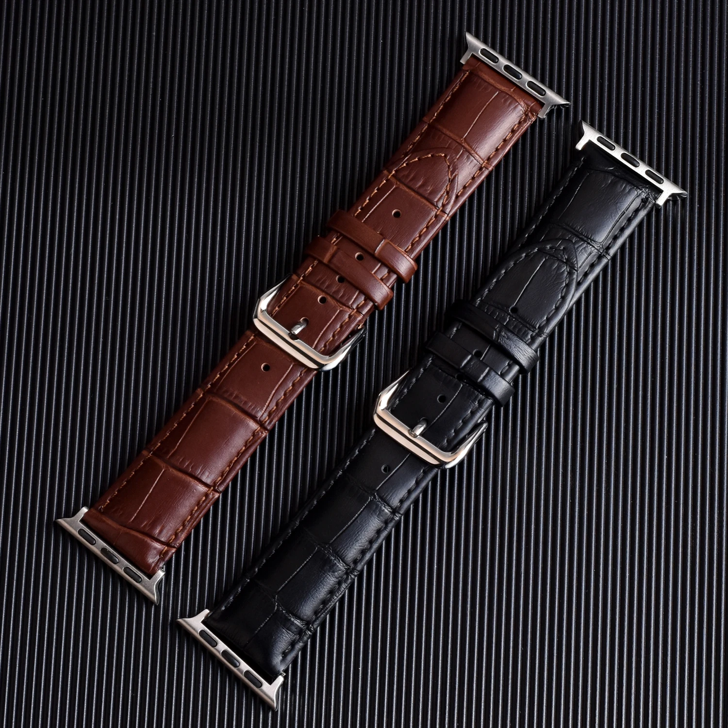 รูปสินค้า สายหนัง Apple Watch รุ่นใหม่ 42/46 มม. สไตล์คลาสสิก