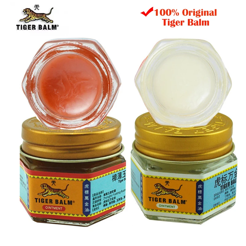 100 Original Tiger Balm Ointment Insect Bite Strength Pain Muscle Relieving Arthritis Joint
