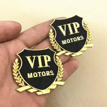 

3D Car Styling VIP Car Logo Badge for Benz for BMW for Audi for Ford for Volkswagen for Toyota for Honda for Chevrolet 2Pcs