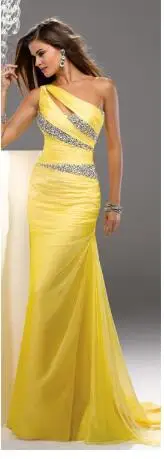 Vestido de festa, Модное шифоновое платье, украшенное бисером плечо, длинное торжественное платье, вечерние платья подружки невесты - Цвет: same as picture
