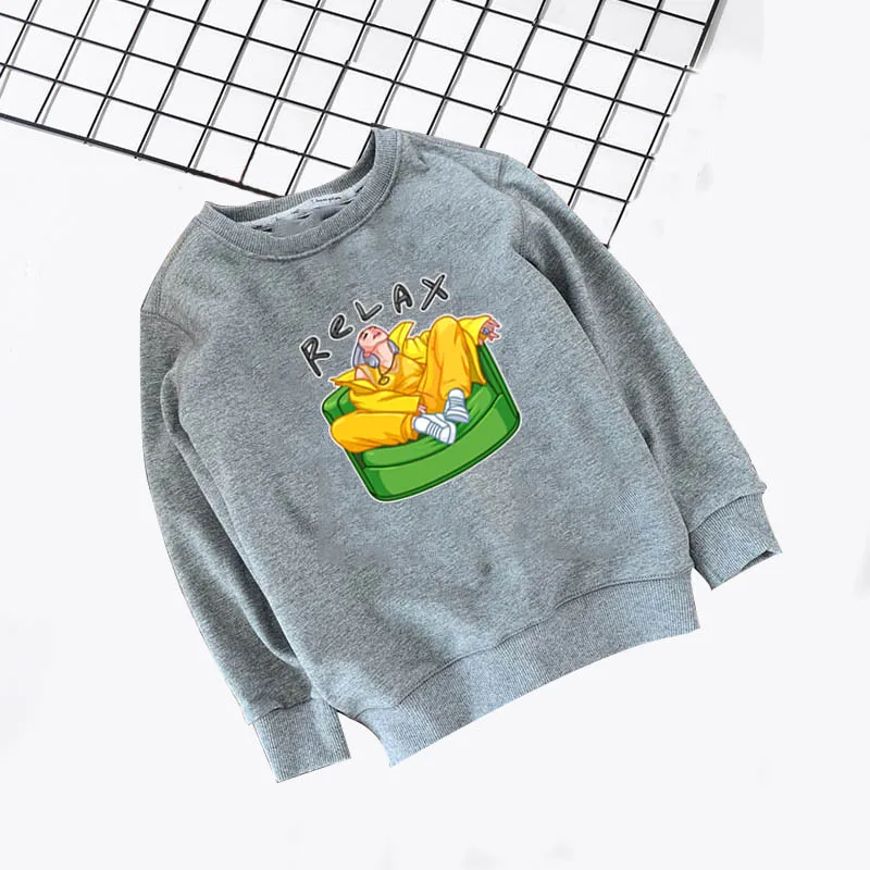 kids hoodies 15 Новые весенне-осенние толстовки с капюшоном для девочек топы с длинными рукавами для маленьких девочек и мальчиков, Billie Eilish, хлопковая ФЛИСОВАЯ ФУТБОЛКА, свитшоты одежда для малышей - Цвет: kids hoodies 15