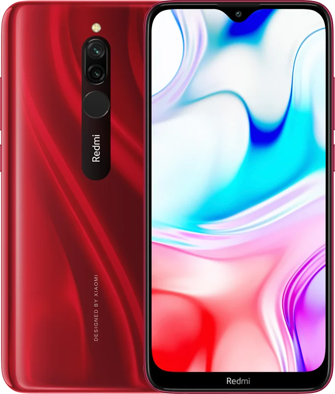 Смартфон Xiaomi Redmi 8 с глобальной версией, 3 ГБ, 32 ГБ, Восьмиядерный процессор Snapdragon 439, 5000 мАч, 6,22 дюйма, 12 Мп+ 2 МП, 18 Вт, быстрая зарядка, мобильный телефон - Цвет: Red