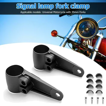 

For Suzuki/Kawasaki/Honda Motorcycle Headlight holder 2pcs Head lamp Durable