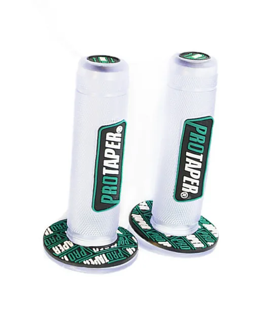 clear green Мотоцикл пластик Мотокросс питбайк резиновые ручки для HONDA CBF600 SA CBR600F hoRnet 250 cb400 CB599 CB600 HORNET - Цвет: clear green