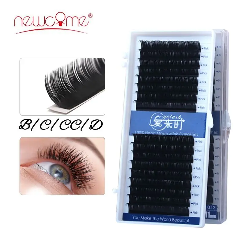 

17Rows Individual Eyelashes Extensions Silk Volume Eyelash Extension Cilios False Eyelashes Premium Faux Mink Eye Lashes Make Up