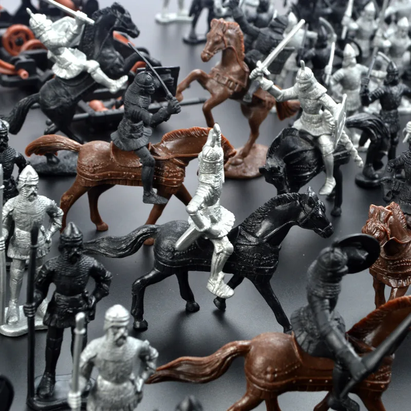 

Static Military Soldier Model Medieval Warrior Classical Soldiers Model 12 Soldier + 8 Troops And Horses + 8 Cavalry