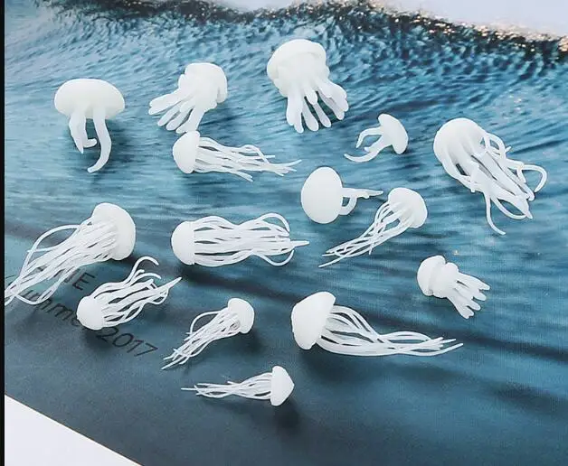 Мини 3D микро Медуза ландшафт искусственная смола ювелирные изделия УФ