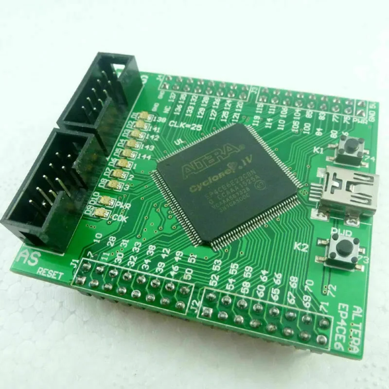 Cyclone IV FPGA плата EP4CE6E22C8N EP4CE6 CPLD PLD SOPC SOC ASIC Кнопка Светодиодный