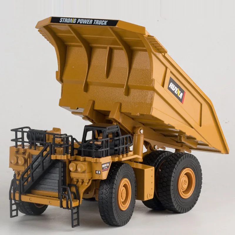 HUINA 1:40 грузовик экскаватор литой металл модель строительная машина игрушки для