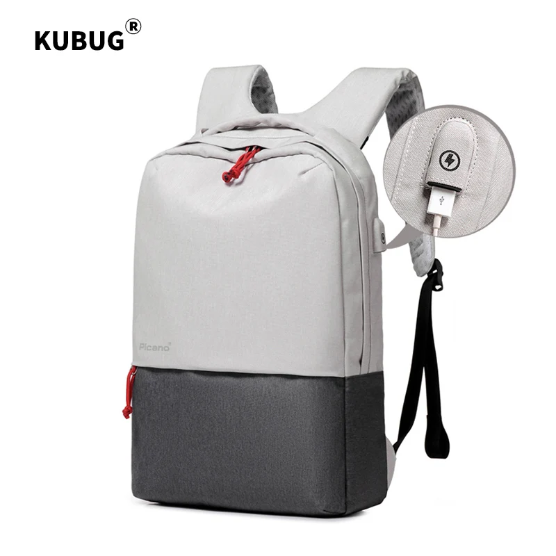 Школьные рюкзаки KUBUG, школьные ранцы для мальчиков и девочек, Подростковая USB зарядка для компьютера, противоугонная сумка для ноутбука, дорожная сумка