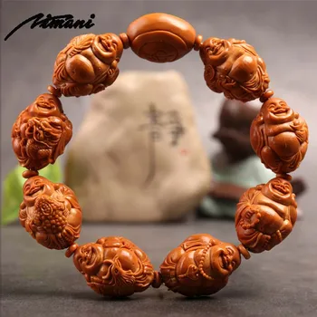 

Romantic Bracelet Men Nuclear Glyph Play Piece Hand-carved Bracelet