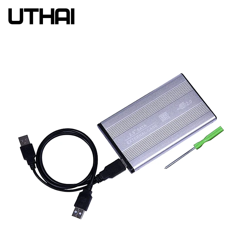 UTHAI G18 USB3.0/USB2.0 Внешний HDD чехол 2,5 дюймов SATA3 внешний Caddy USB 2,0 HDD жесткий диск коробка - Цвет: USB2.0