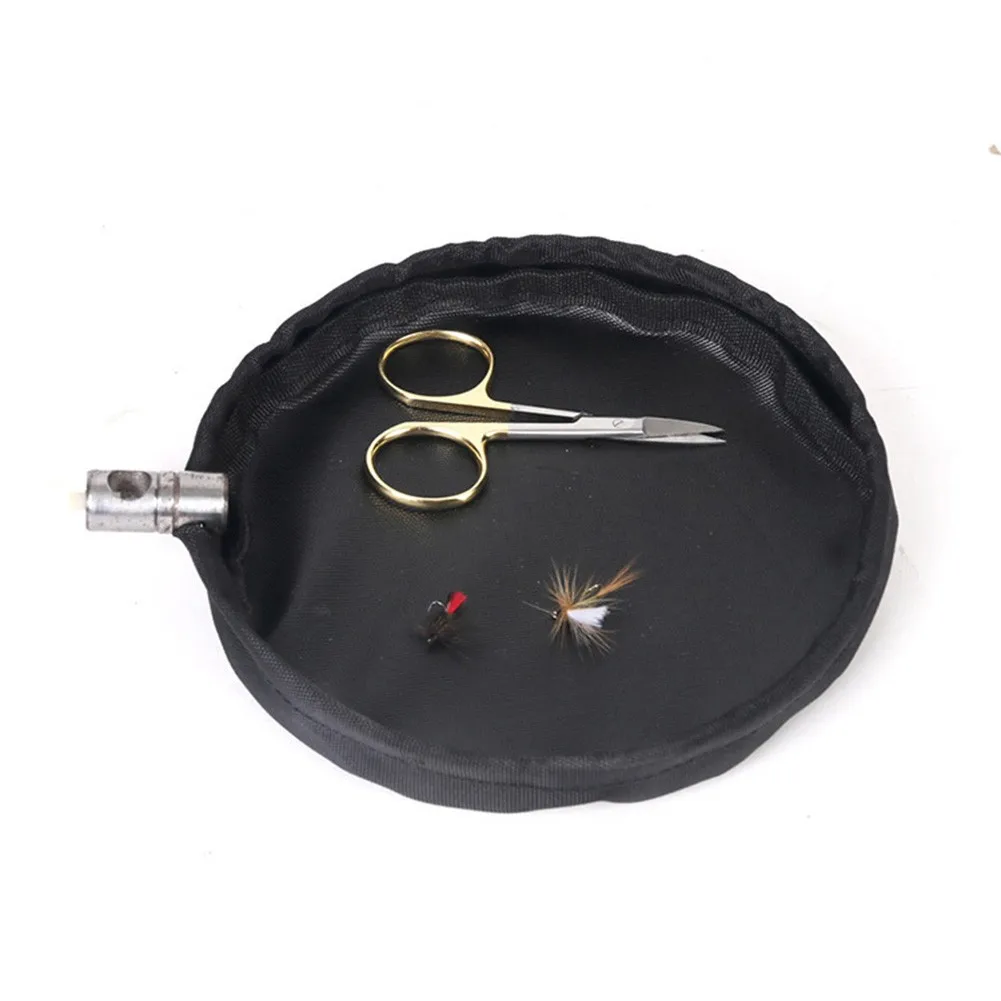 Fly Tying Trash Tray Waste Basket Fly Tying Vise Trash Holder Bag Tying