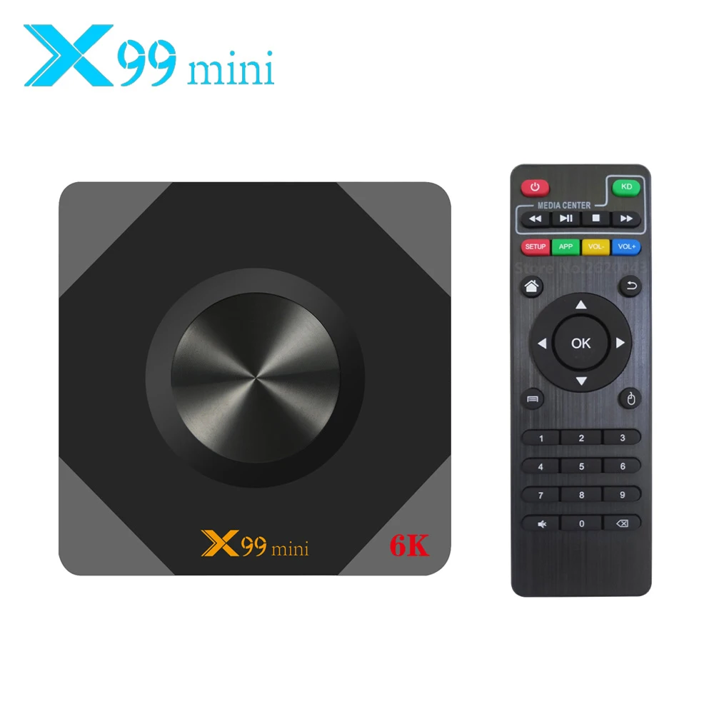 X99 Mini Smart TV Box Android 9.0 4GB RAM 32GB 64GB ROM 2.4G 5G Wifi Set Top Box Allwinner H6 Quad 