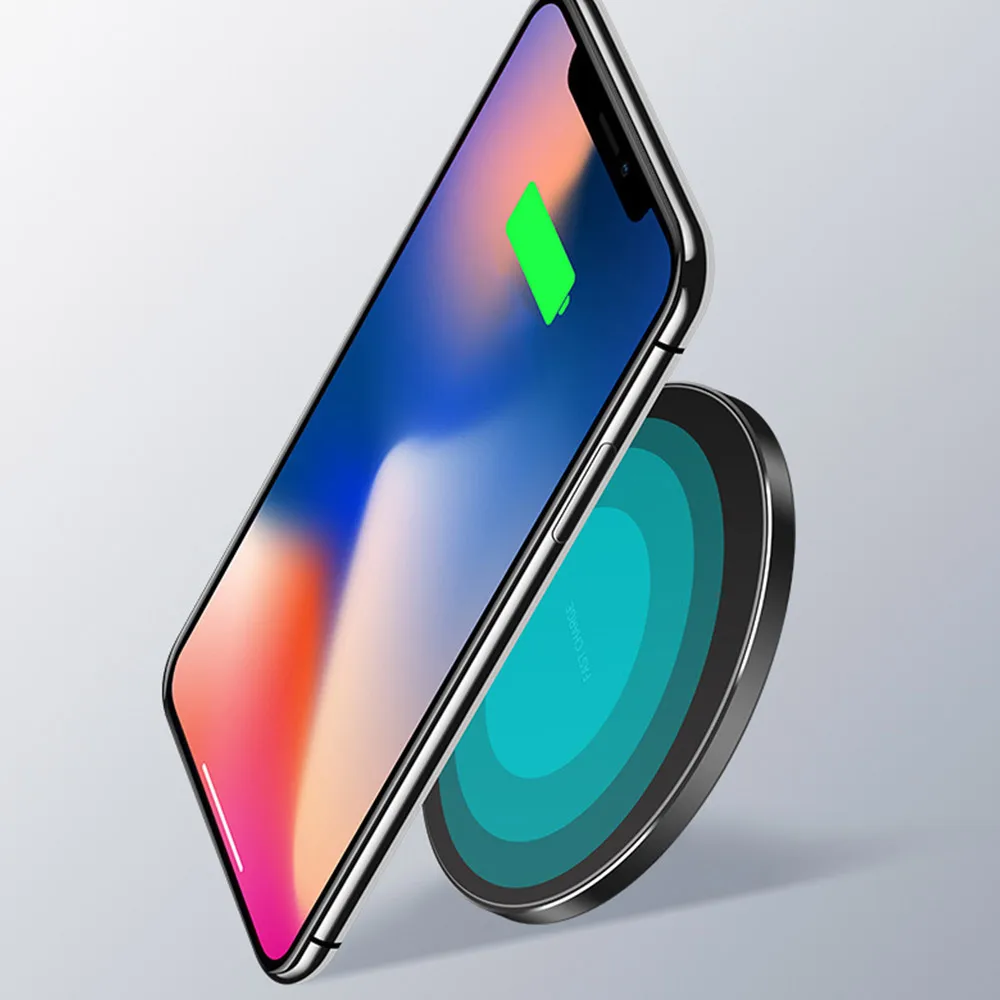 KISSCASE QI Беспроводное зарядное устройство для samsung Galaxy Note10 Plus Note10 S9 S8 S10 Быстрая зарядка для iPhone 11 11PRO 8Plus