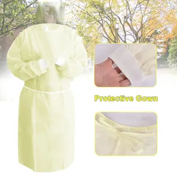 

10pcs Disposable Protection Gown For Indoor Outdoor Coverall Cycling Protect Garment Men Women Anti-Fog First Aid Kits Survival