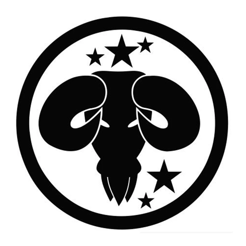 

CS-10491# Aries Zodiac Sign Vinyl Decal Car Sticker Waterproof Auto Decors on Truck Bumper Rear Window