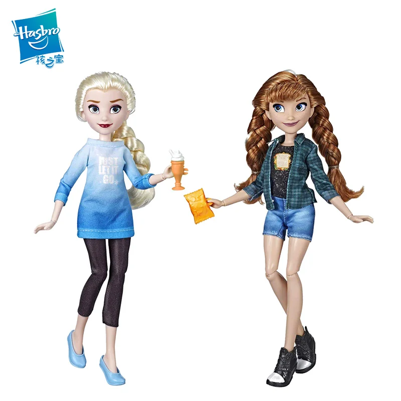 Hasbro Дисней Принцесса Мода Серия красота кукла Elasa Анна Набор комбинированных игрушек для девочек коллекция подарочных игрушек