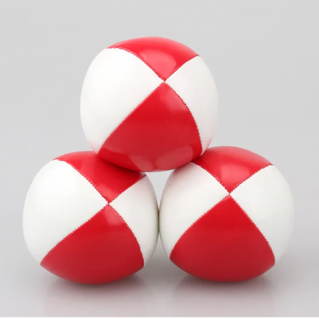 3PCS Net Set Suit Professional Juggling Ball Acrobatics Toss Ball Educational Toy Children Fun Sports Pu Soft Juggling Ball Toys 3