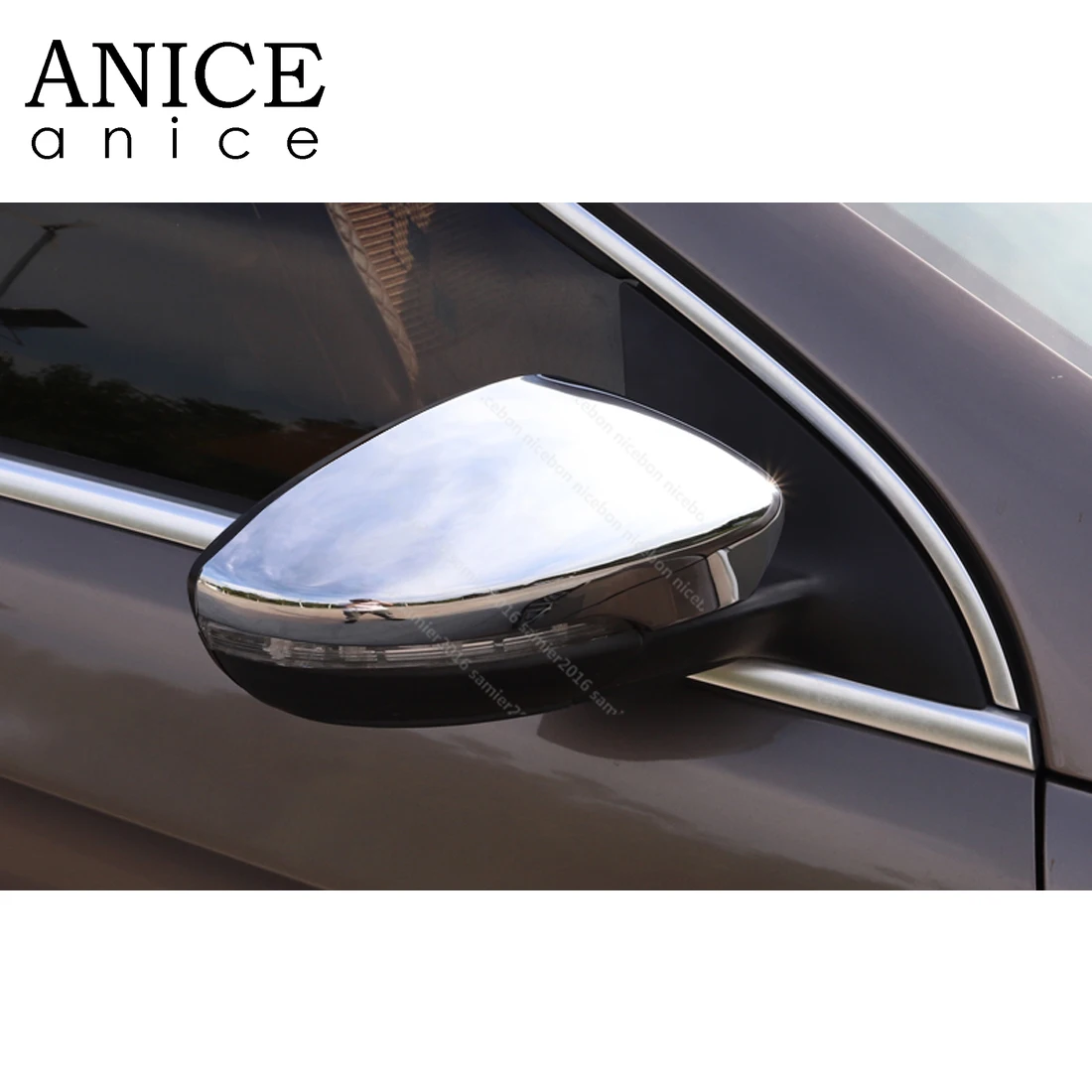 Подходит для Volkswagen CC 2009- Passat Alltrack Variant 2009- автомобильные наклейки 2 шт. хромированные зеркала заднего вида, накладка на чашку