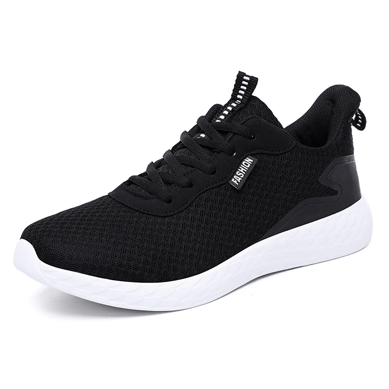 

Shoes Men Flying Weave Casual Shoes Breathable Mesh Sport Shoes Jogging Walking Shoes Outdoor Brands Sneakers Big Size 39-48