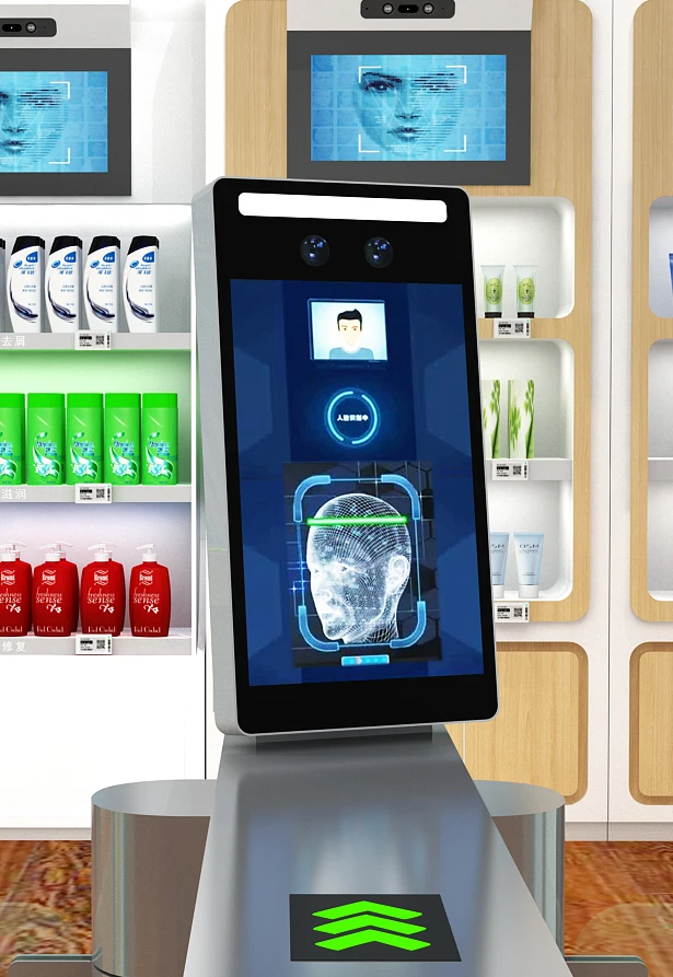 High Precision Binocular Camera Biometric Face Recognition Door Access Control System