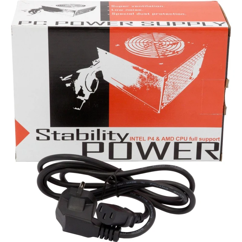 Блок питания LinkWorld ATX 500W LW6-500W(24+4pin) 120mm fan 3xSATA RTL