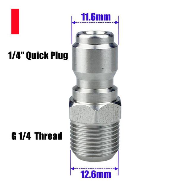 Adaptor Foam Gun Generator Lance Bayonet Male Connector For High Pressure Karcher Nilfisk Elitech Stihl Lavor Huter