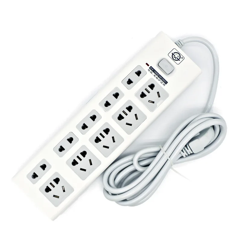 

Power Strip New GB Industrial Computer Socket Power Strip with Line Computer Rice Cooker Terminal Blocks