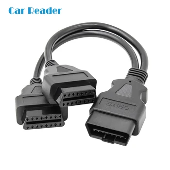 

2 IN 1 Converted Cable OBD2 Extension Cable ELM327 OBD Code Reader