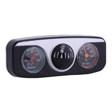 3 в 1 автомобильный компас термометр гигрометр многофункциональная навигационная приборная панель автомобильный компас направляющие навигационные инструменты Автомобильные украшения I