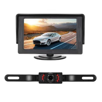 

2020 New Infrared Night Vision Reversing Camera 4.3" TFT Sun Shade Screen Monitor Reverse Display High Quality And Durable
