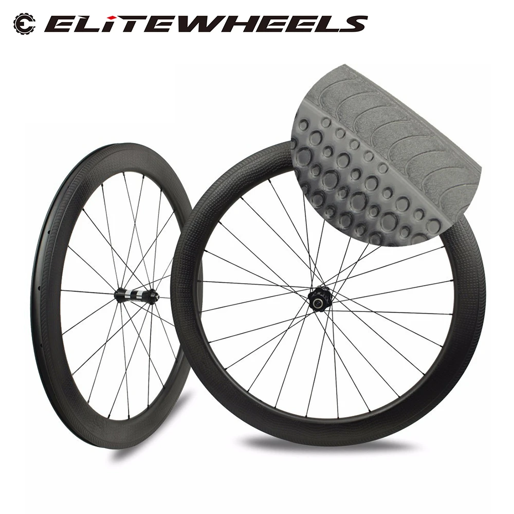 Jeu De Roues Carbone 700c Pour Vélo De Route – 6 Rayons, Frein à Disque, Moyeu Central – Neuf Complet Avec Accessoires