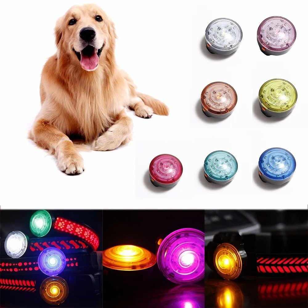 

New 1Pc Waterproof Led Light-emitting Pendant Flashing In Dark Solid Anti-lost Safety Dog Pet Supplies Accessories
