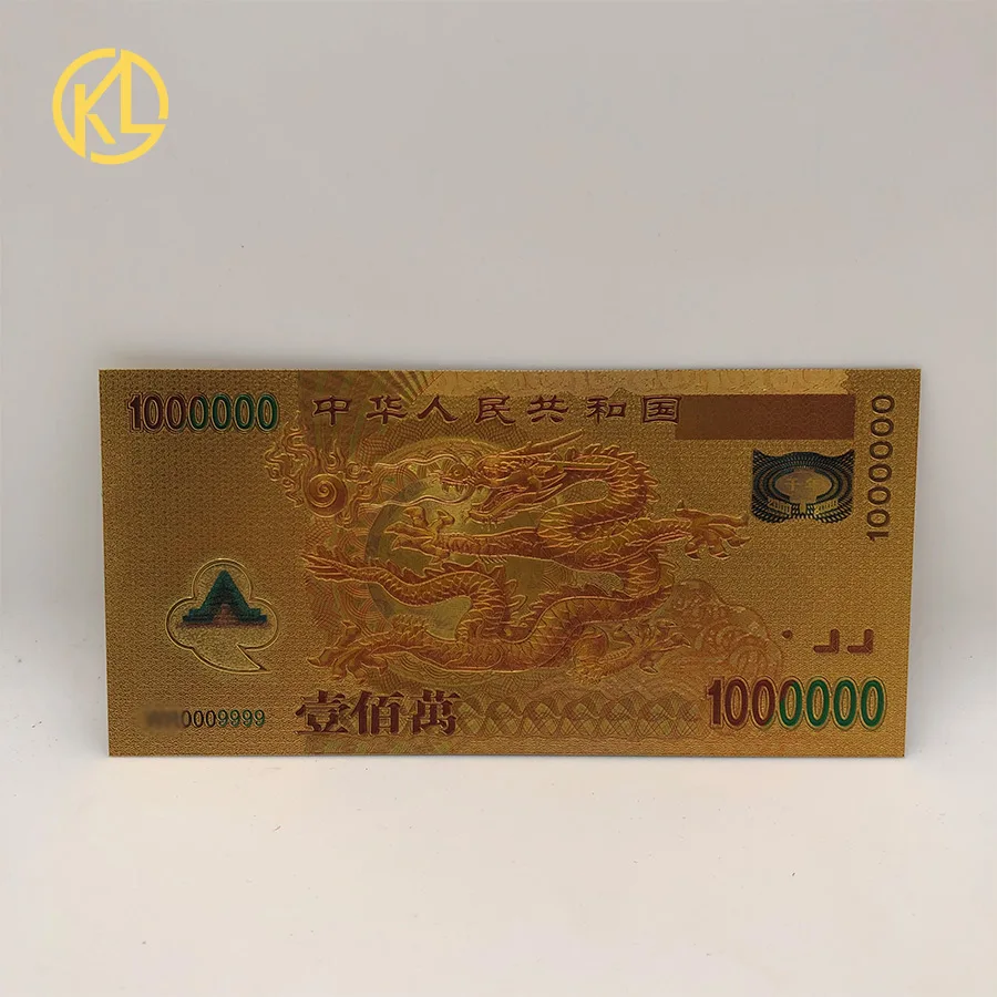 25000 шт. с покрытыем цвета чистого 24 каратного золота Красочные 100 триллионов долларов Зимбабве банкноты Поддельные Банкноты банкнот с сертификатами - Цвет: Коричневый