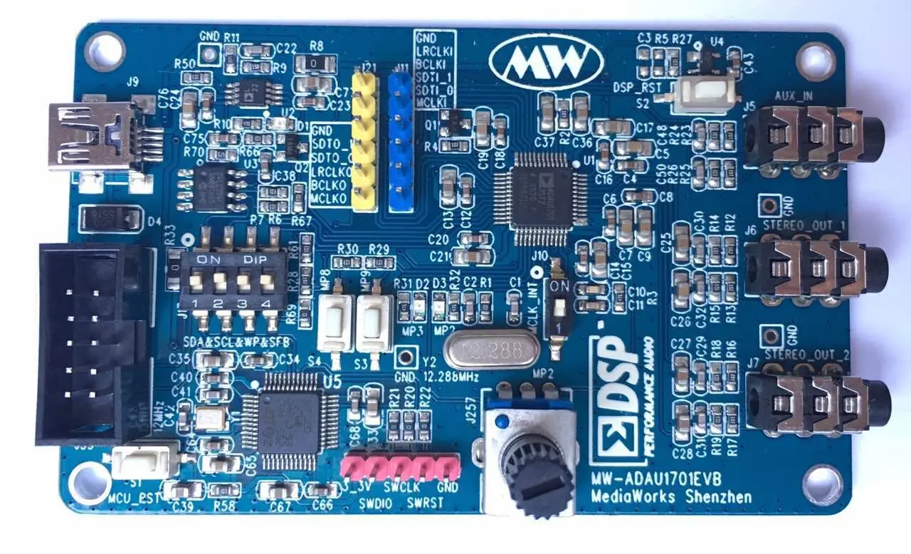 ADAU1701 макетный Комплект USB+ 1701 макетная плата