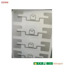 Гонка времени uhf rfid влажная инкрустация impinj monza R6 rfid Метка наклейки пассивный epc gen2 ISO 18000 6C протокол для марафона беговой нагрудник