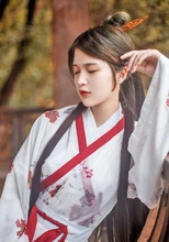 

White Fairy Ancient Hanfu Dress Traditional Chinese Dance Costumes Embroidered Folk Tang Suit Elegant Performance Clothing