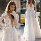 Boho-Beach-Bohemian-Wedding-Dresses-2020-Woman-s-Plus-Size-Bride-Gowns (3)_conew1