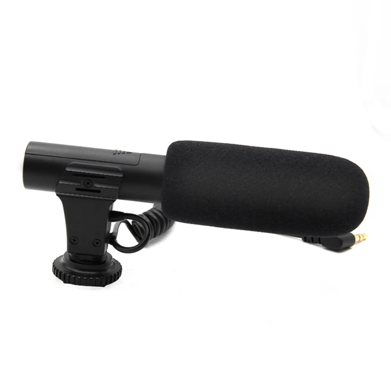 

Professional Stereo Microphone Super Low Noise Cardioid Video Recording Microphone Photography Interview Replaceable Battery for