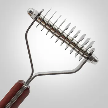 

Pet Fluff Combs Open Knot Combs Shaving Knife Bottom Hair Rake Y Comb Combing Cats Dog Floating Hair Comb 10 Pieces Pet Supplies