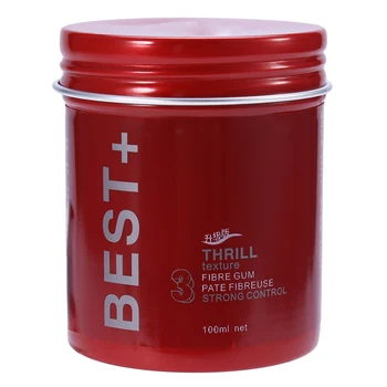 

100ml Professional Natural Long-lasting Fluffy Hair Pomade Wax Styling Tool Transparent without Stimulation
