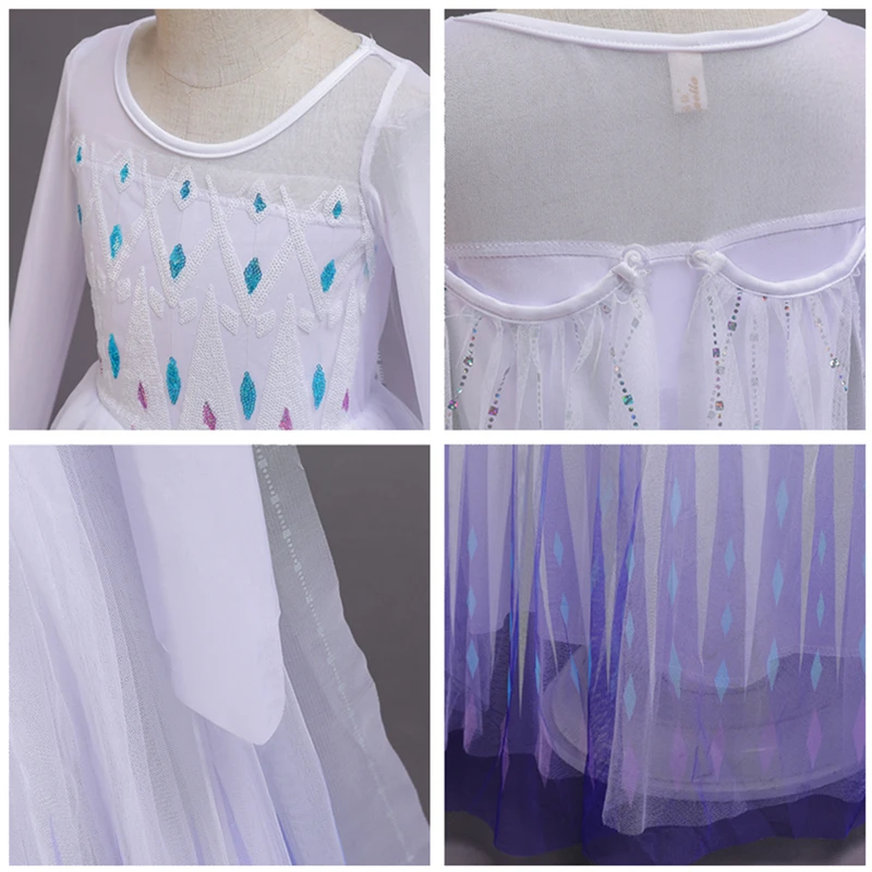 fancy cosplay outfits Girls Princess Dress elsa dress frozen 2 queen anna costume elsa dress for kids