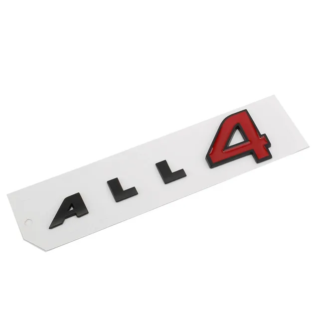 Car ALL 4 Metal Stickers and Decals For MINI R60 R61 F60 Cooper S Countryman Paceman ALL4 Rear Trunk Body Emblem Badge Stickers A