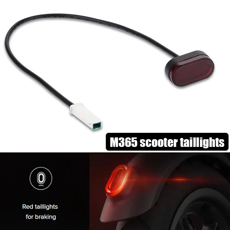 Scooter Taillight Scooter Lights Vehicle Protect Black ABS Outdoor Sport Parts Scooter Accessories Case Cover Tool