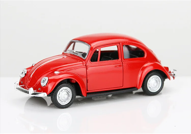1/36 VW Beetle классический брелок для автомобильных ключей, модели имитационная модель тянуть обратно металлические игрушки модель автомобиля для украшение торта, выпечки игрушка для подарков